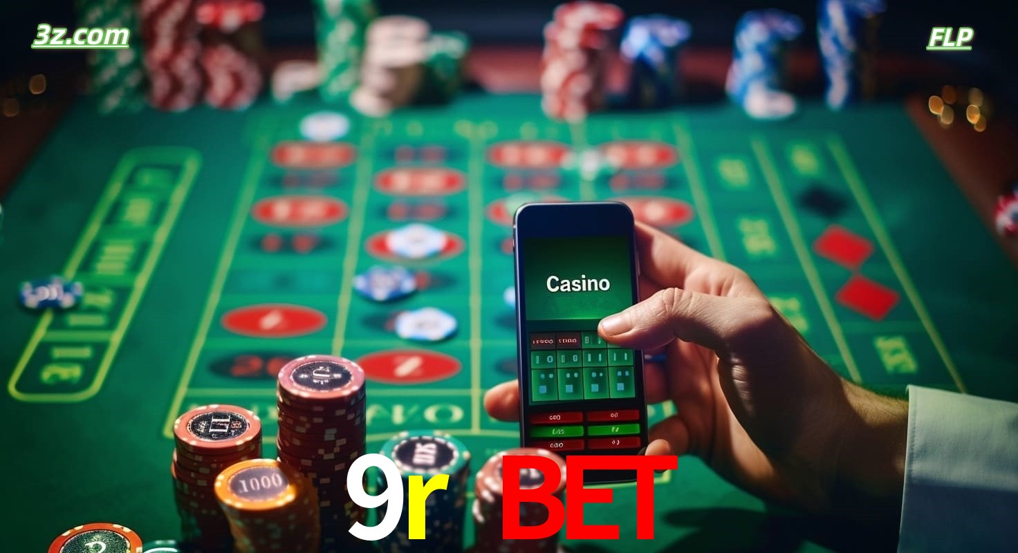 Cassino online móvel 9r bet com apostas em roleta e fichas de pôquer