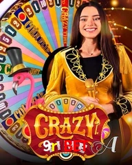 Crazy Time live game no 9r bet cassino com entretenimento ao vivo para jogadores do Brasil